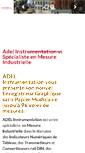 Mobile Screenshot of adel-instrumentation.fr